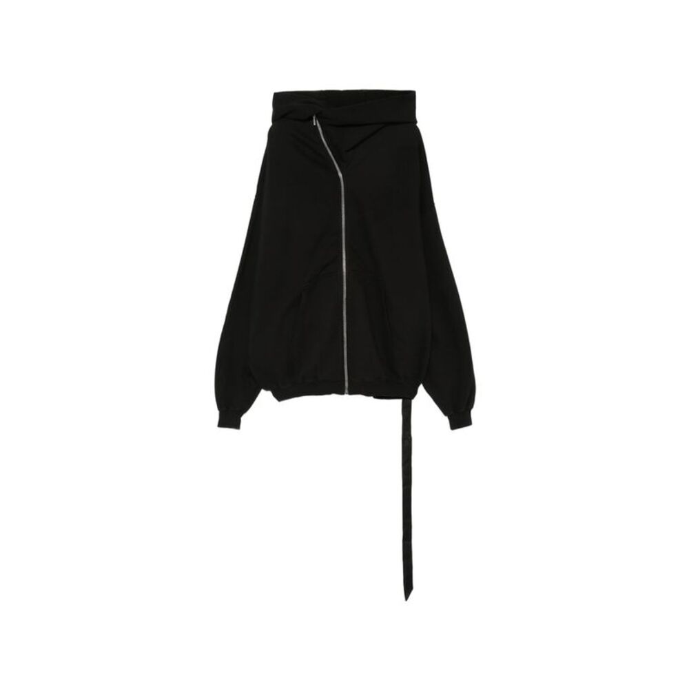 Rick Owens Drkshdw Black Tops - Hoodies Women